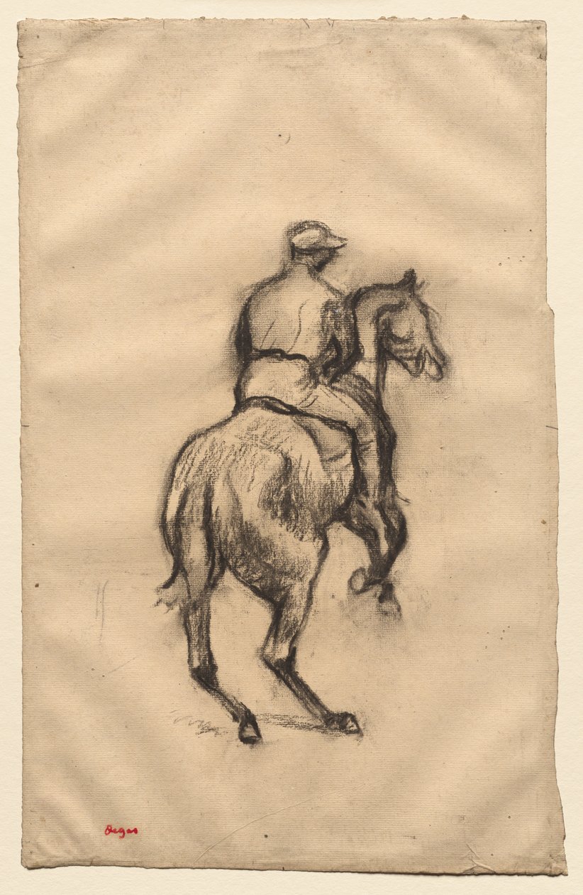 Jockeyen, ca. 1885-1900. af Edgar Degas