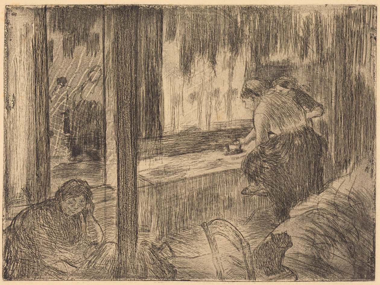 The Laundresses (Vaskerierne (Strygningen)) af Edgar Degas