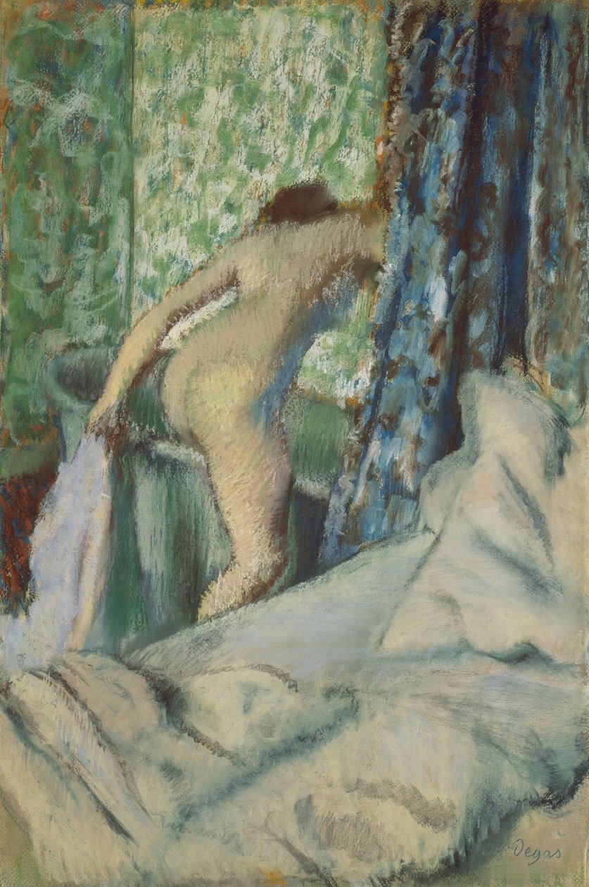 Morgenbadet af Edgar Degas