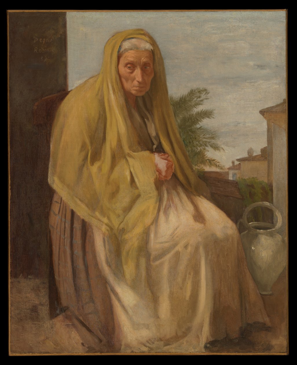 Den gamle italienske kvinde af Edgar Degas
