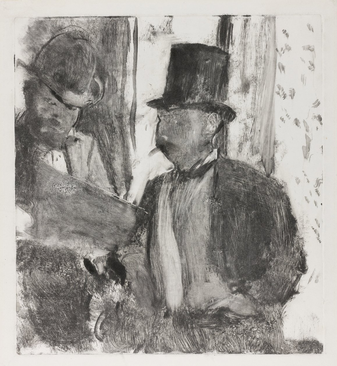 De to kendere, ca. 1880 af Edgar Degas