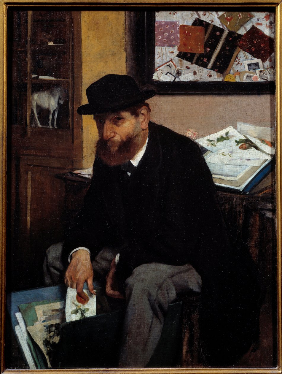 Printentusiasten af Edgar Degas