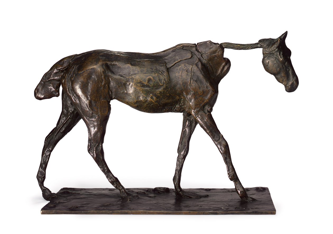 Fuldblodshest, Gang; Fuldblods hestegang af Edgar Degas