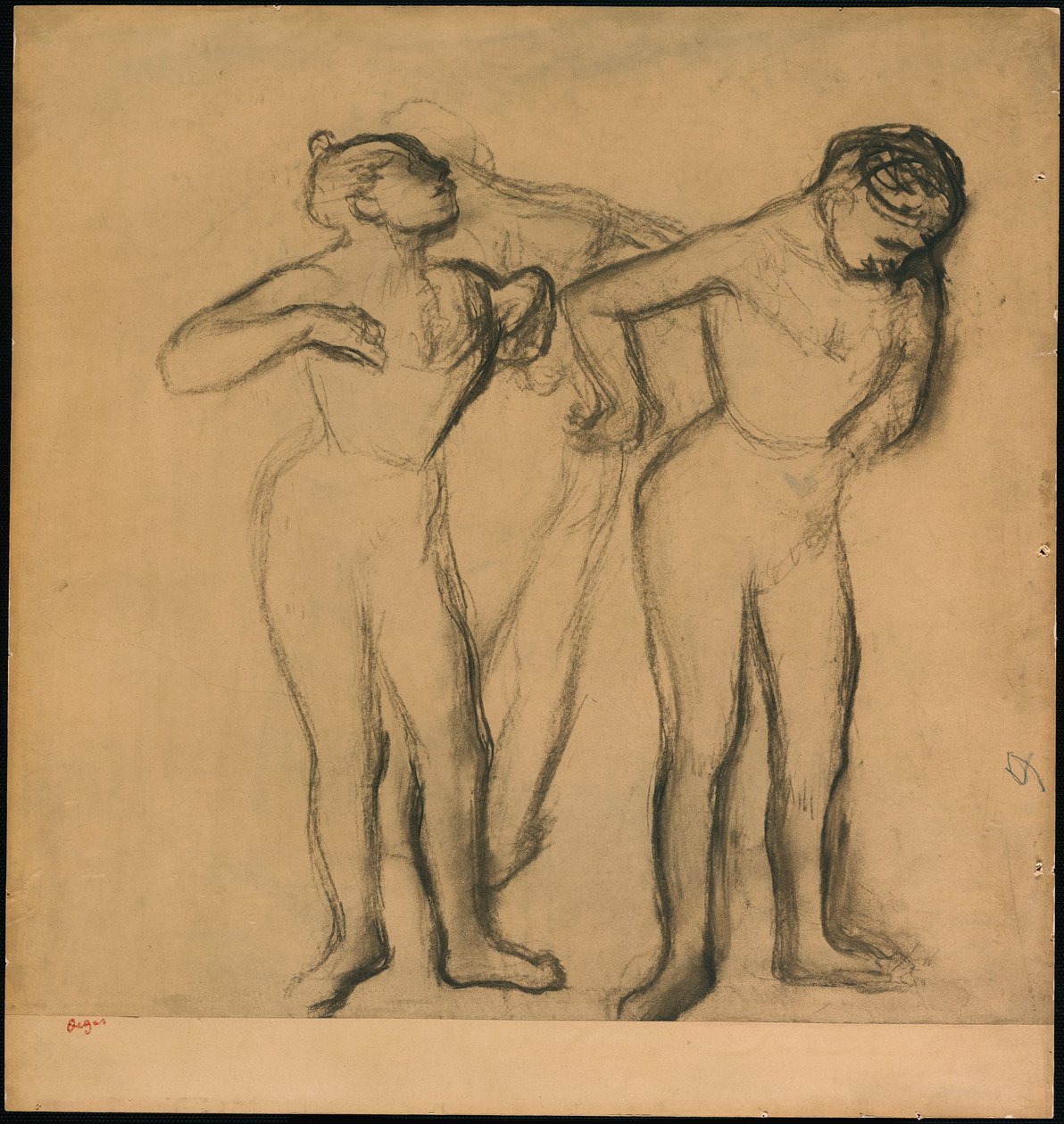 Tre dansere af Edgar Degas