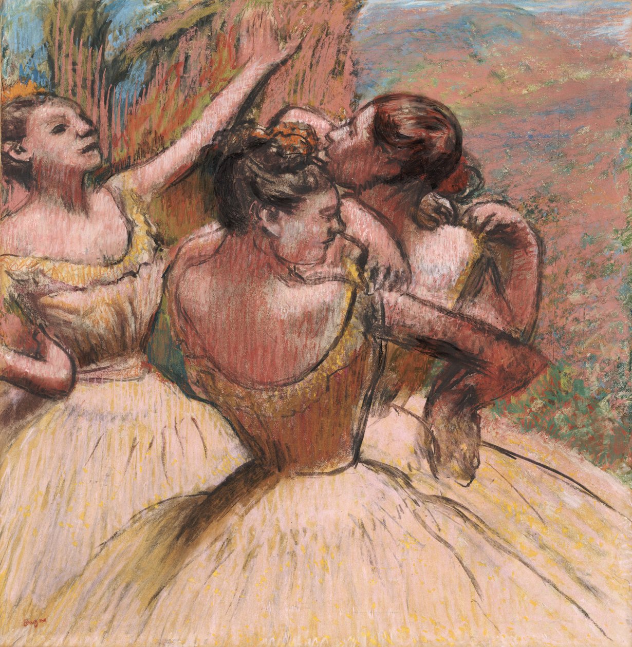 Tre dansere, ca. 1899 af Edgar Degas