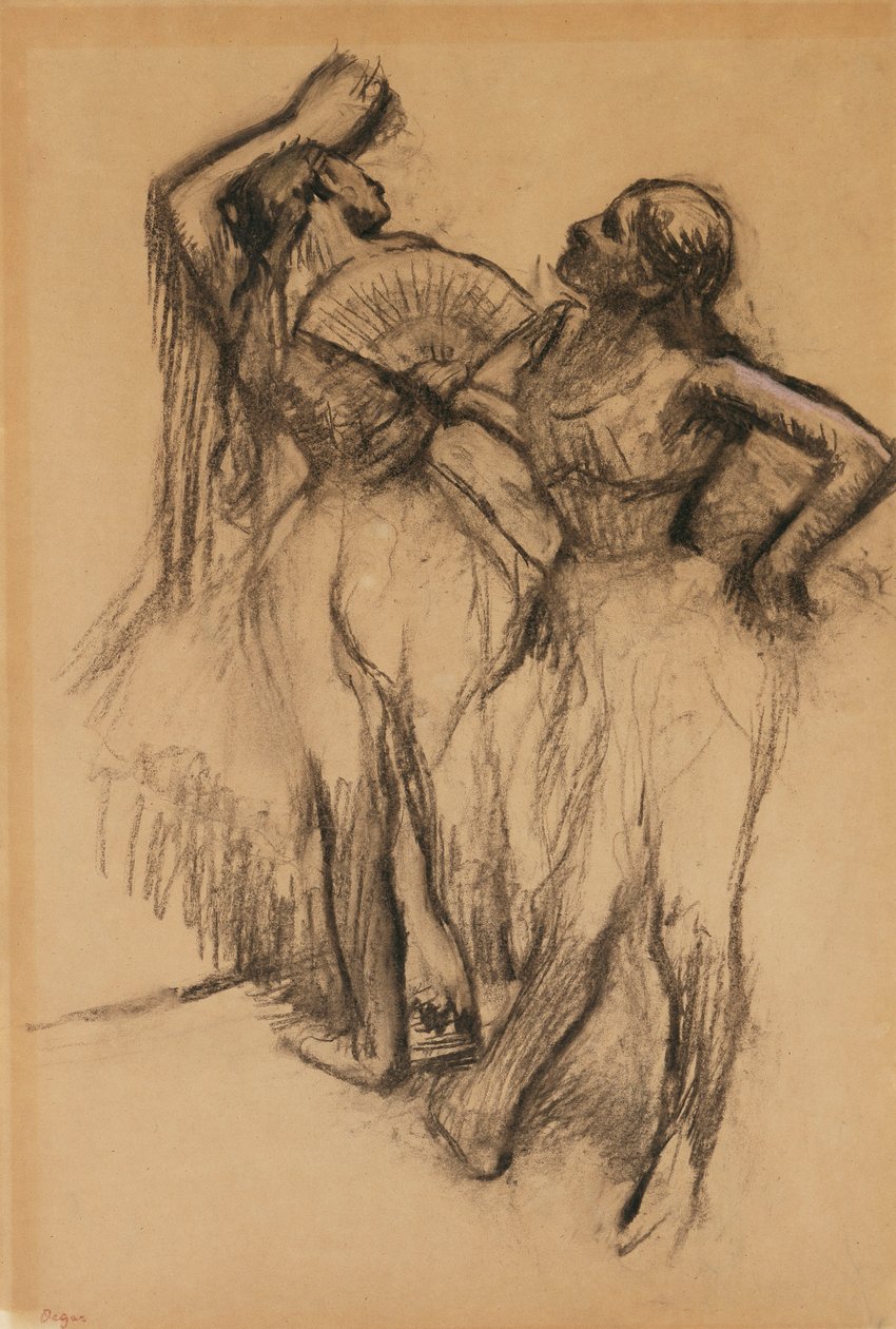 To dansere, 1888 af Edgar Degas