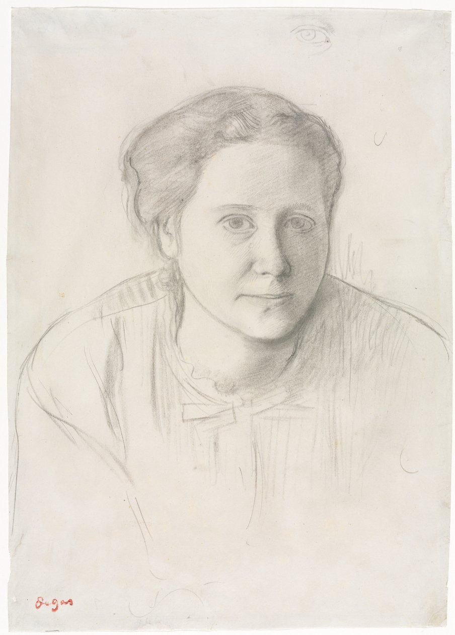 Victoria Dubourg, ca. 1866. af Edgar Degas