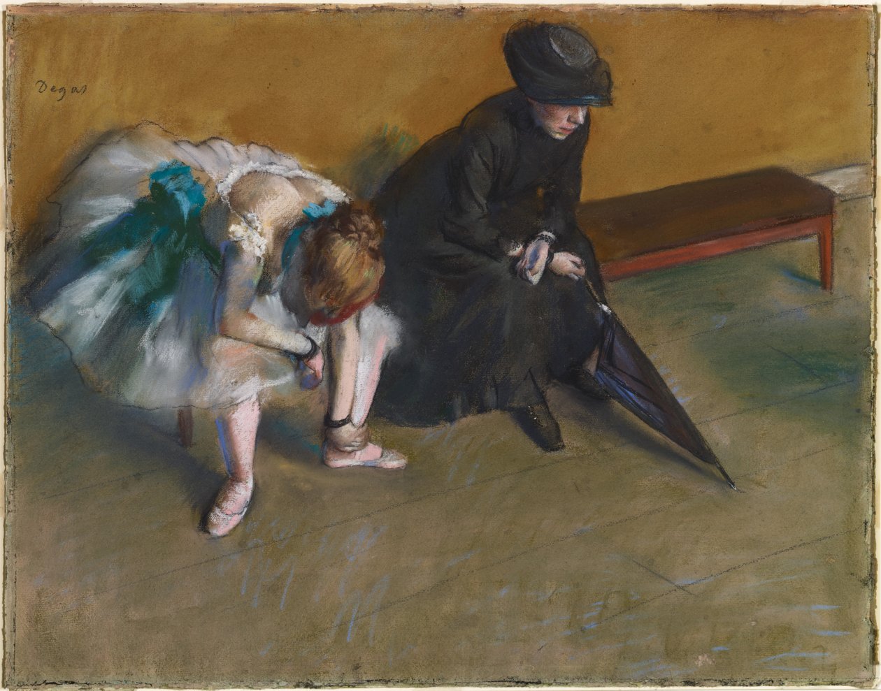 Ventetid af Edgar Degas