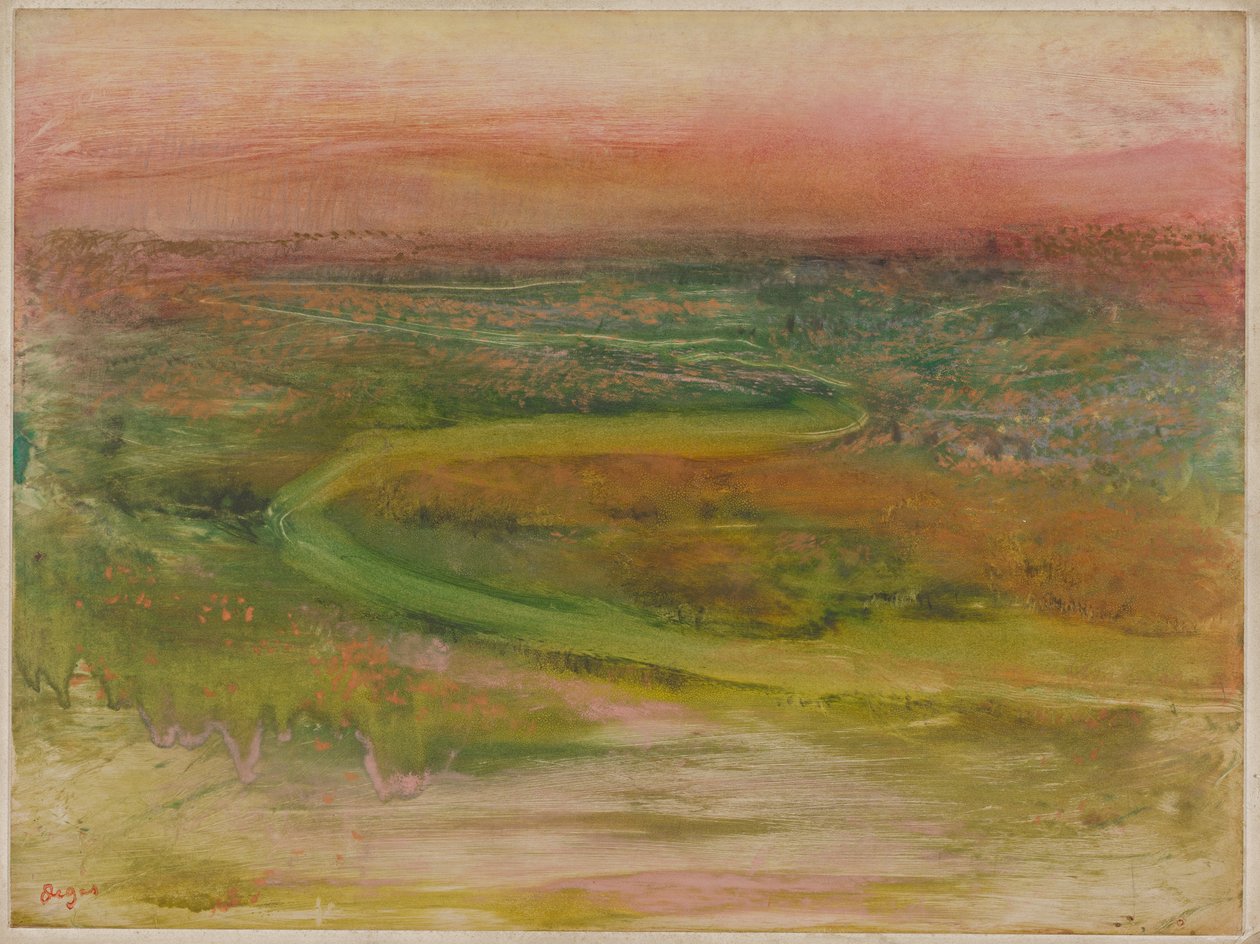 Snoet flod af Edgar Degas