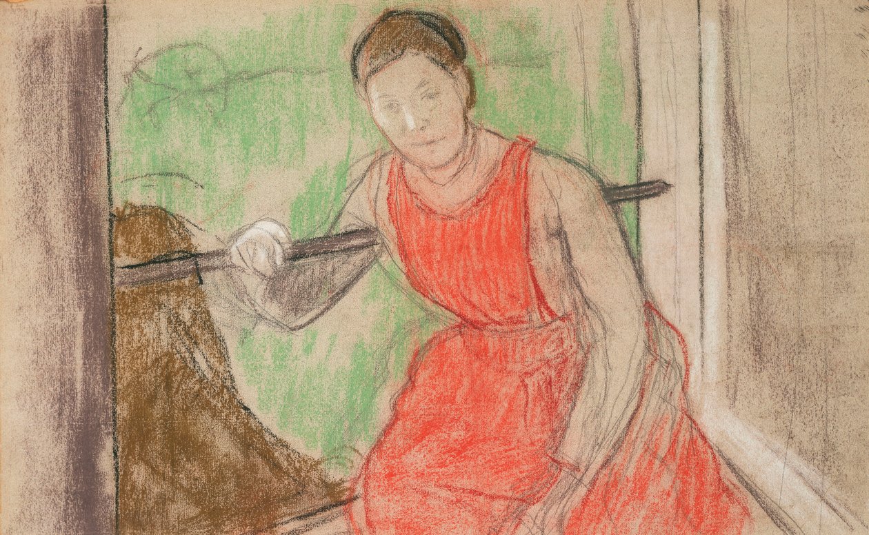 Kvinde ved et vindue, af Edgar Degas