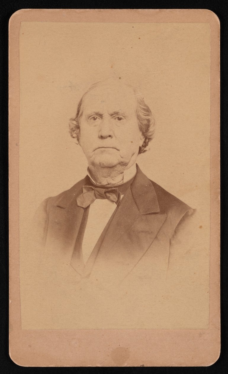 Portræt af Ezra Bartlett French 1810-1880, før 1880. af Edgar J Pullman