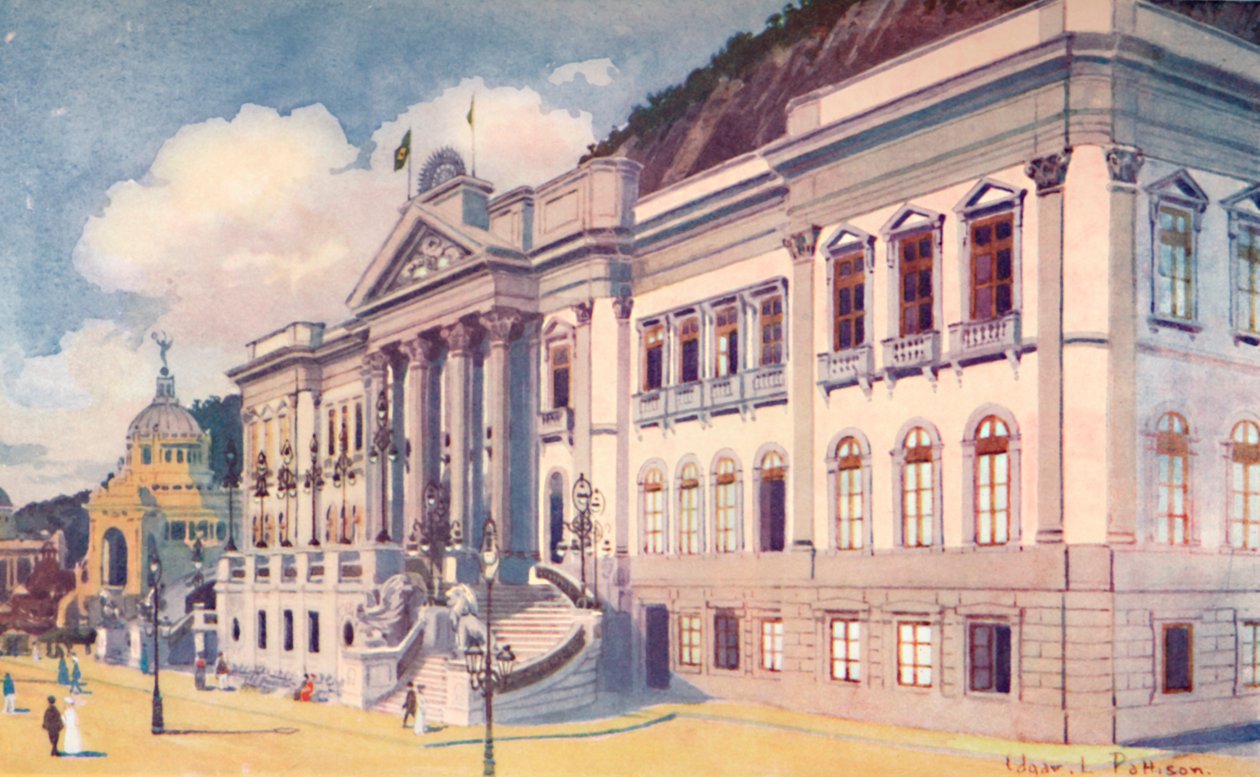 Ministeriet for landbrug, industri og handel, Praia Vermelha, 1914 af Edgar L. Pattison