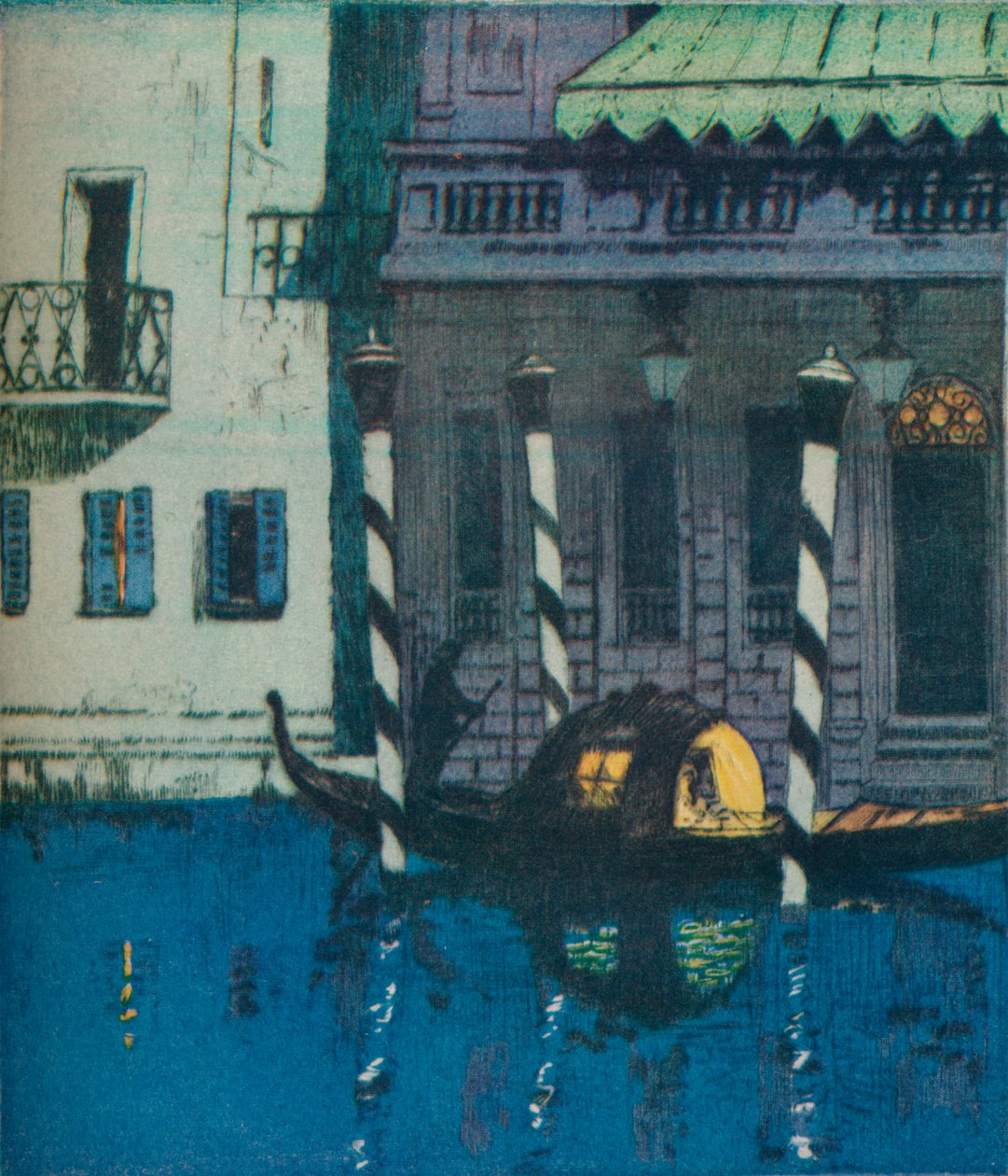 Nocturne c1924 af Edgar L. Pattison