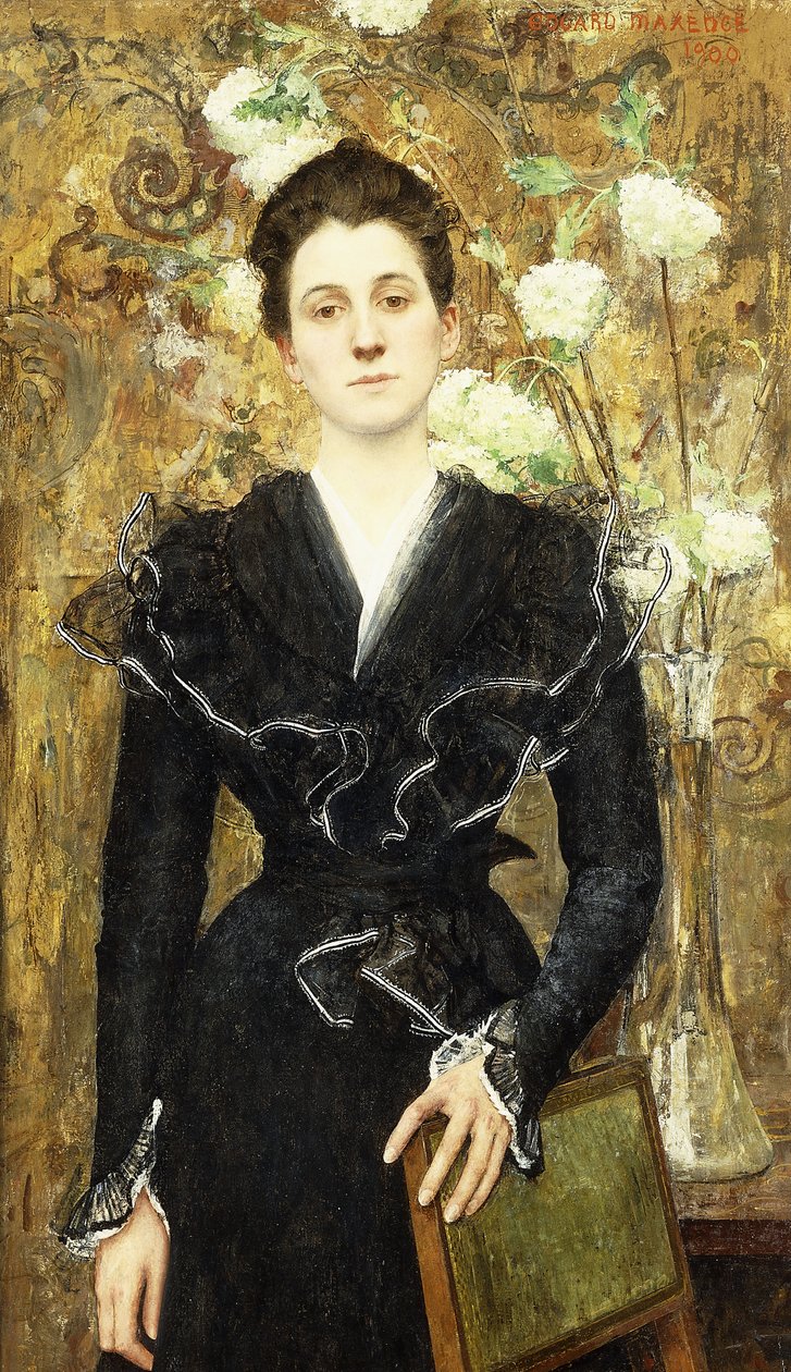Damen med syrenerne; La Dame aux Lilas af Edgar Maxence