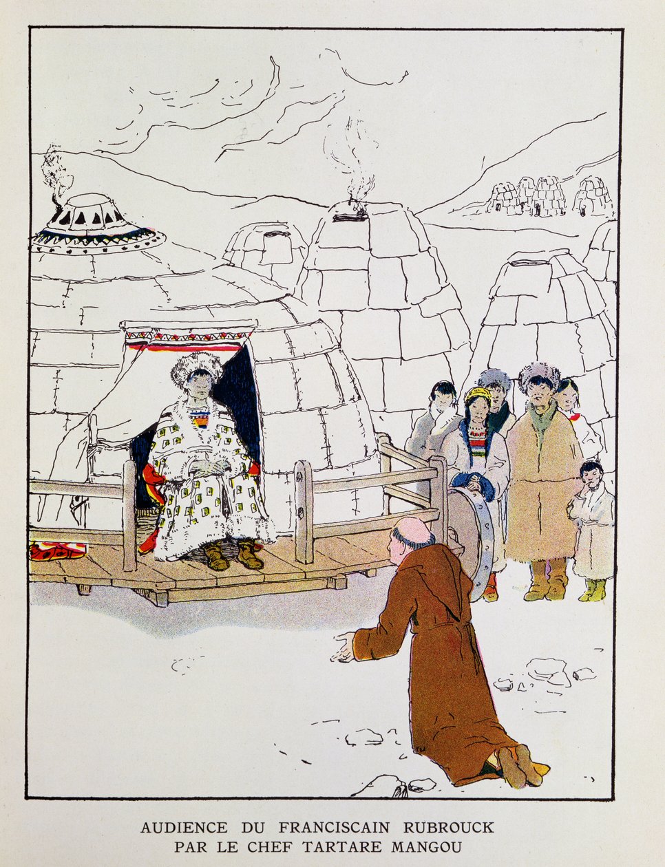 William Rubruck (ca. 1200-c.1256) foran tartarhøvdingen Mangu i 1251, fra 