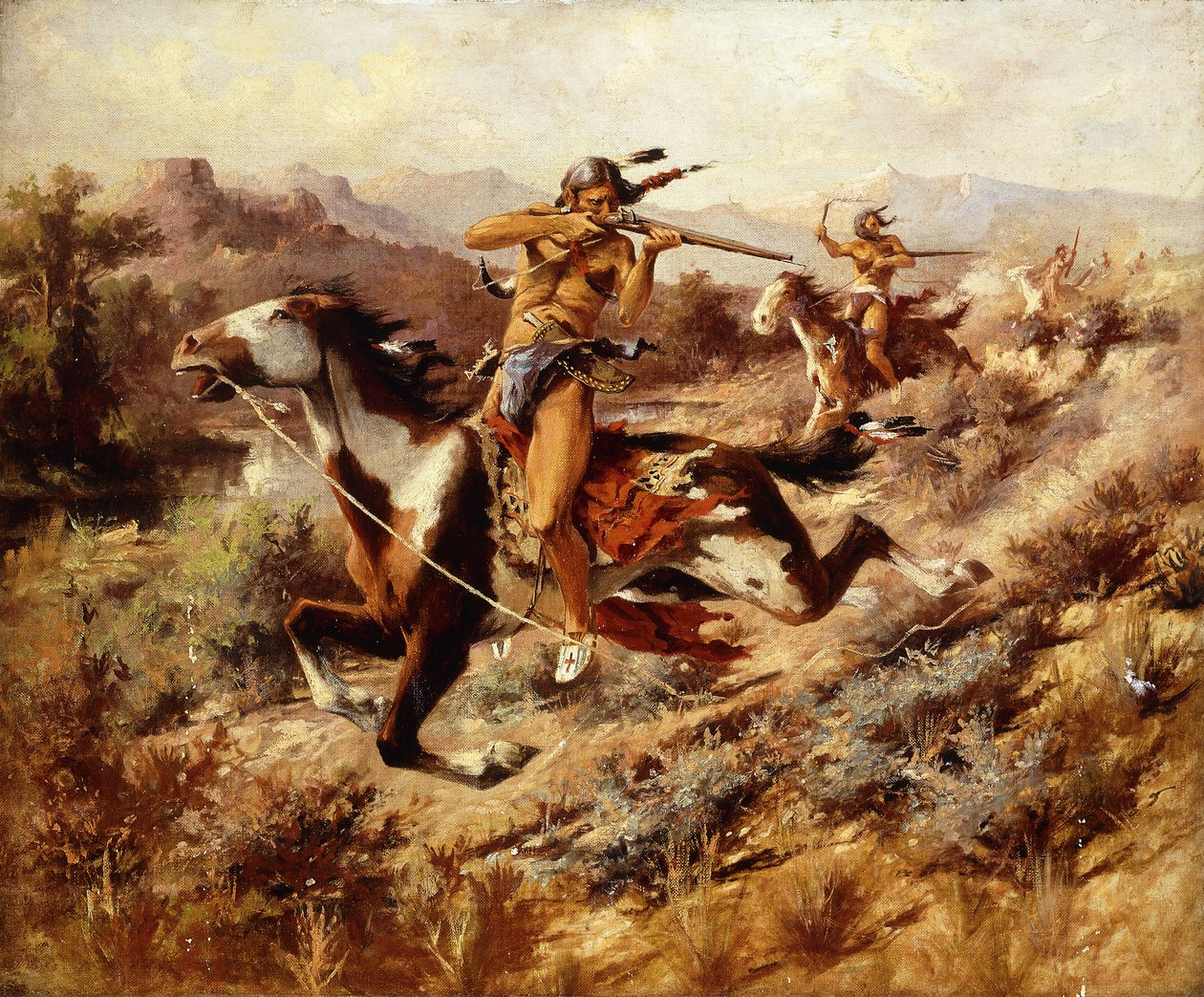 Jagten, af Edgar Samuel Paxson