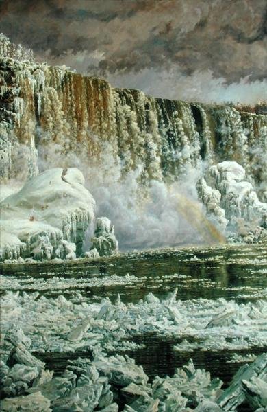 Niagara Falls om vinteren af Edgar Spier Cameron