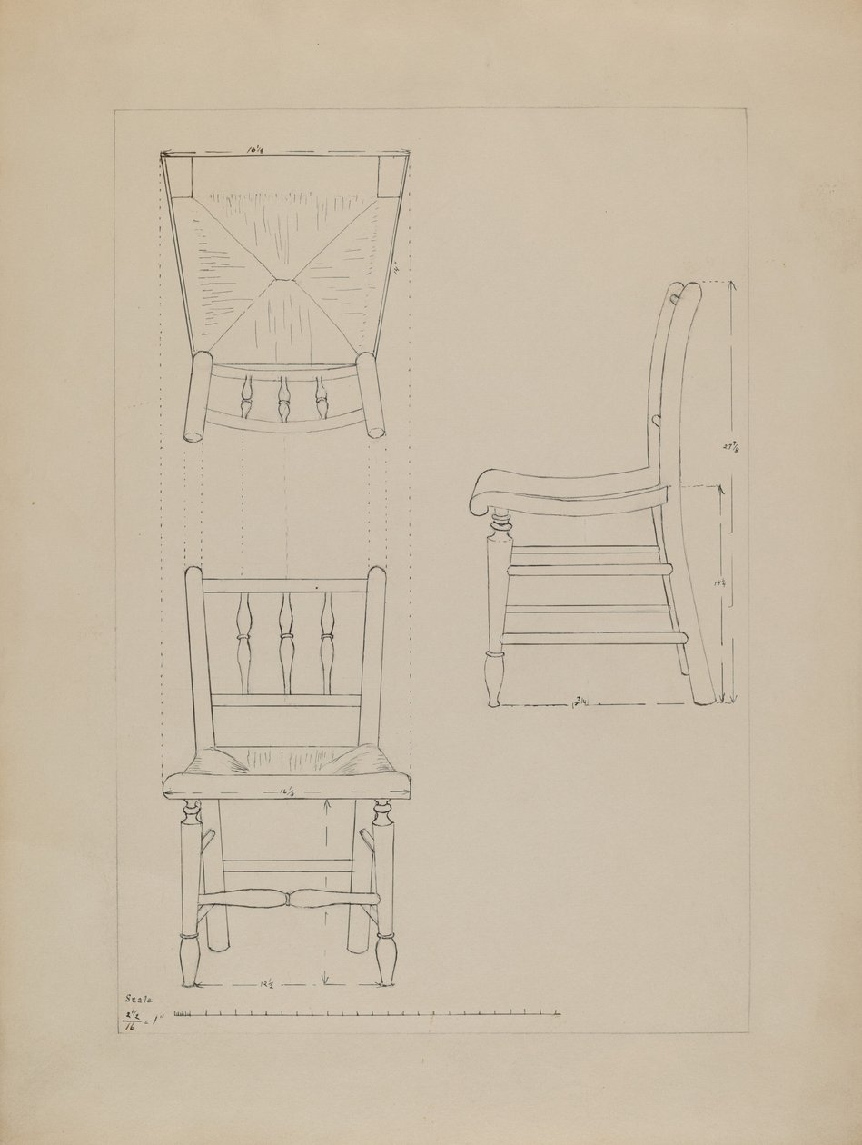 Stol af Edith Magnette