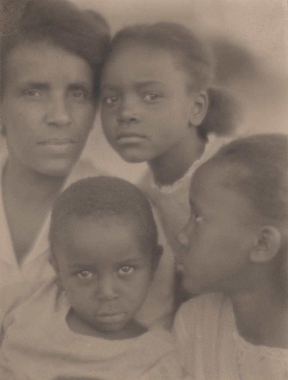 Portræt af en familie af Edith R. Wilson
