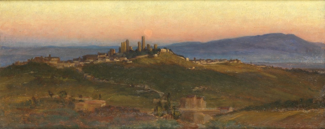San Gimignano, 1898 af Edith Ridley Corbet