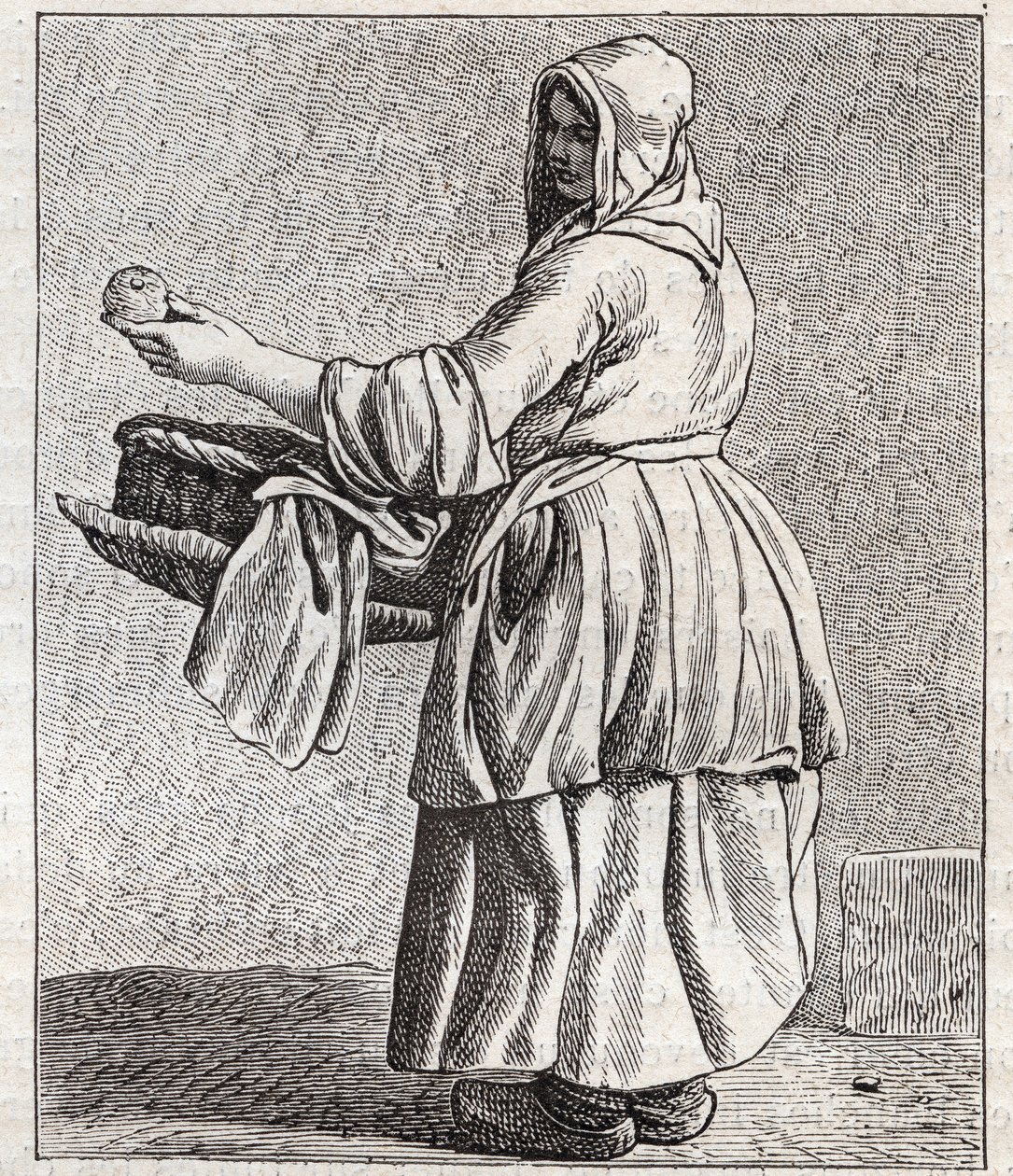 Købmanden med bagte æbler - Pepetit metier de Paris (Studier taget i det lavere folk eller Paris