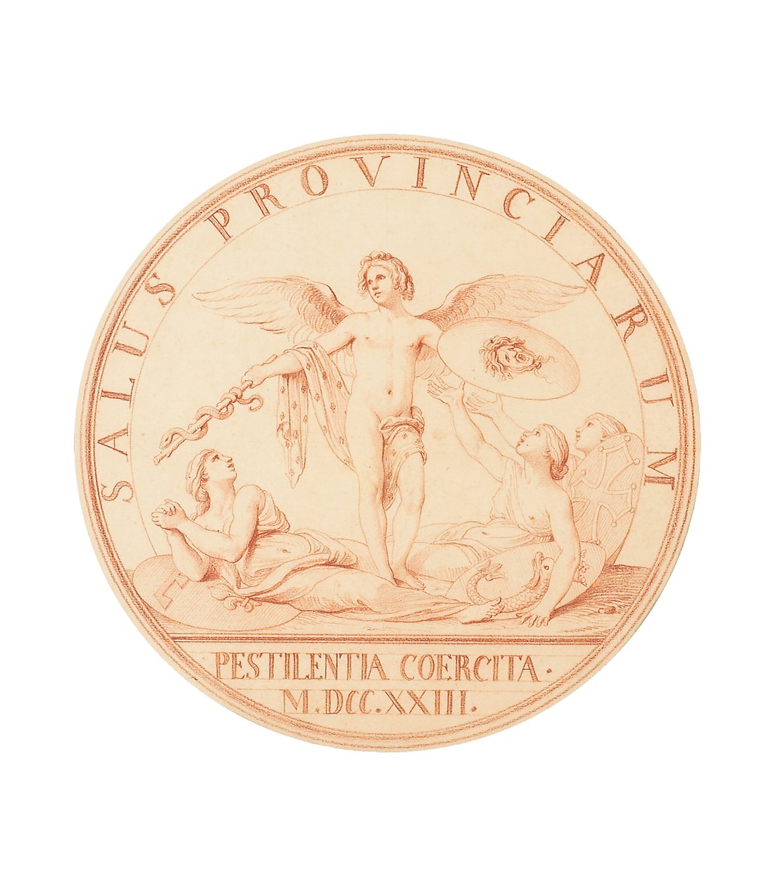 Marseilles pest, 1723 af Edmé Bouchardon