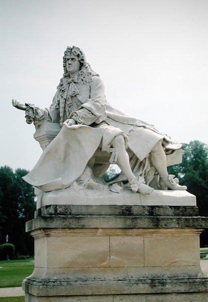 Statue af Andre Le Notre (1613-1700) (marmor) af Edme Antony Paul Noel