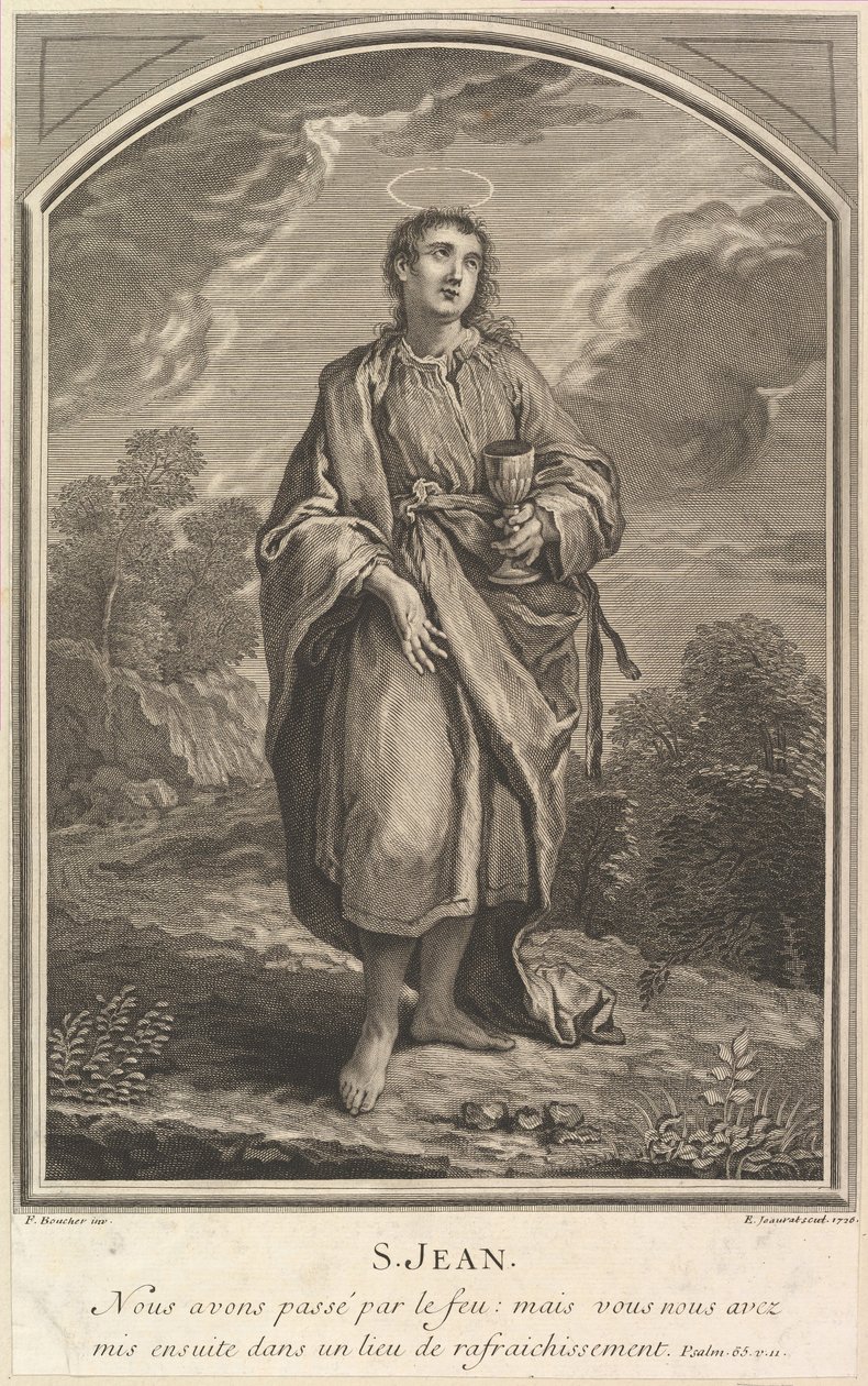 Sankt Johannes, 1726. af Edme Jeaurat