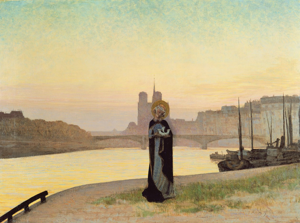 St. Genevieve, 1885 af Edmond François Aman Jean