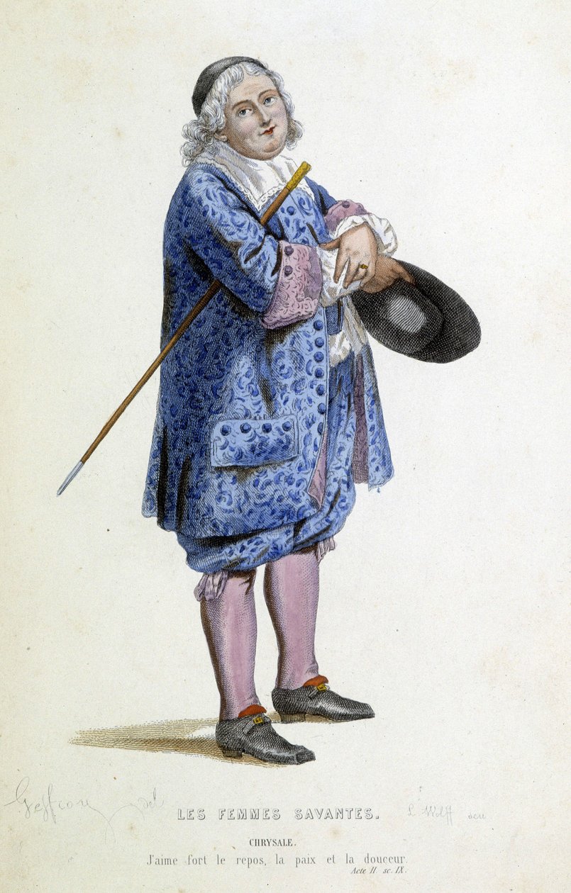 Chrysale , indgraveret af L.Wolff, 1800-tallet af Edmond A.F. Geffroy