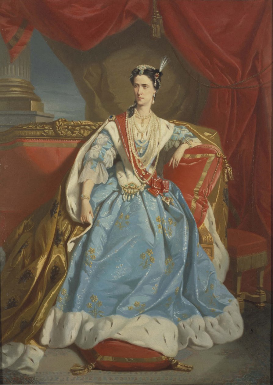 Portræt af Rachel af Edmond Aime Florentin Geffroy