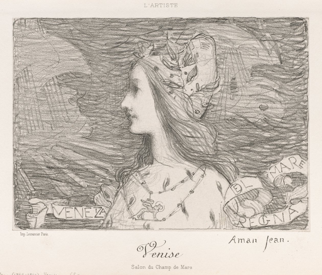 Venedig af Edmond François Aman Jean