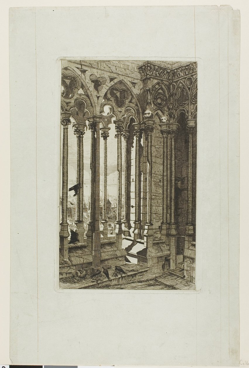Galleriet Notre-Dame, Paris af Edmond Gosselin