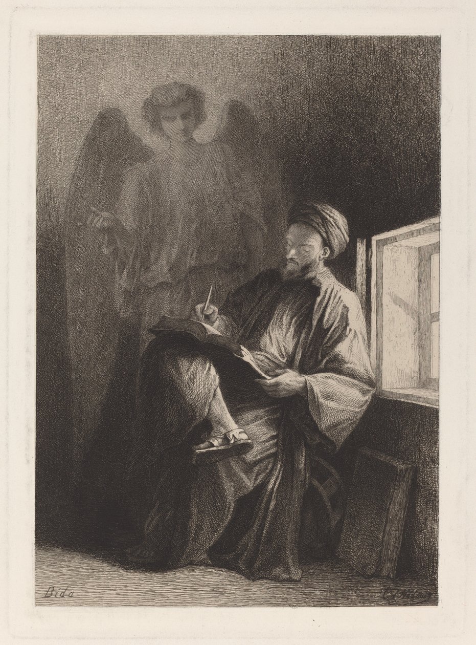 Sankt Matthæus af Edmond Hedouin after Alexandre Bida