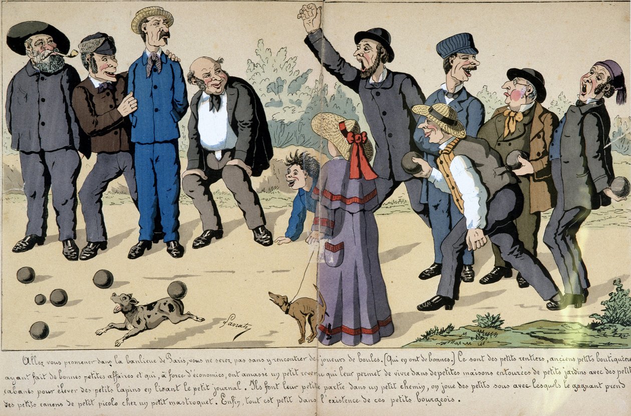 Små borgerlige spillebolde - Social tegneserie af Lavrate. af Edmond Lavrate