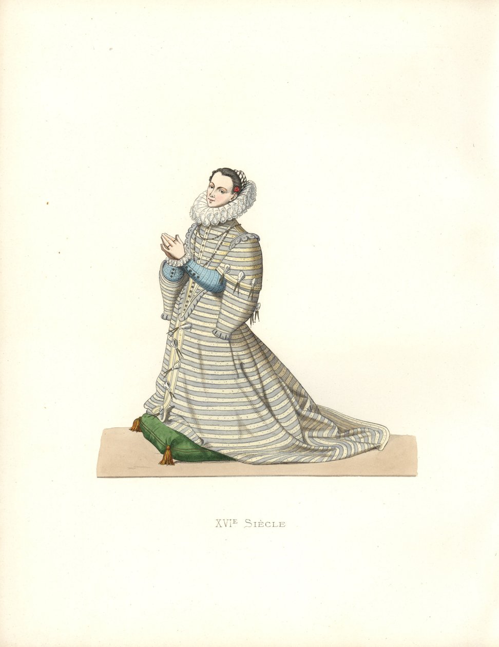 Ærkehertuginde Isabel Clara Eugenia (1566-1633) af Edmond Lechevallier Chevignard