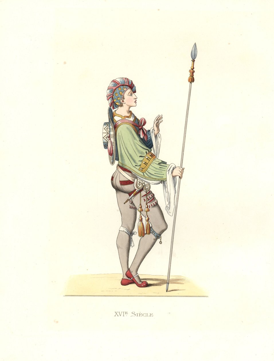 flamsk militærbetjent af Edmond Lechevallier Chevignard