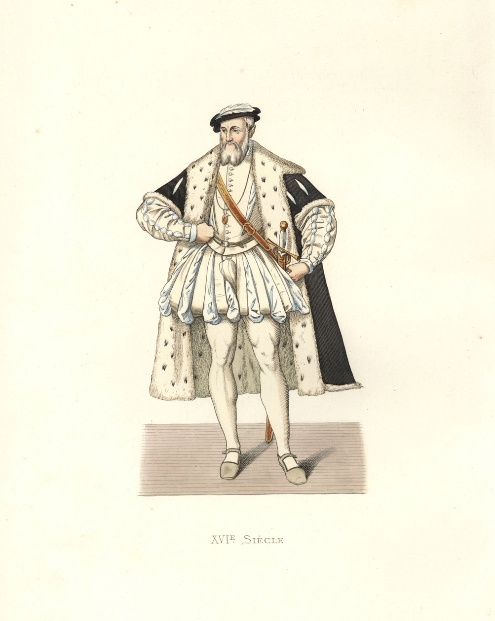 Frans af Lorraine, hertug af Guise (1519-1563) af Edmond Lechevallier Chevignard