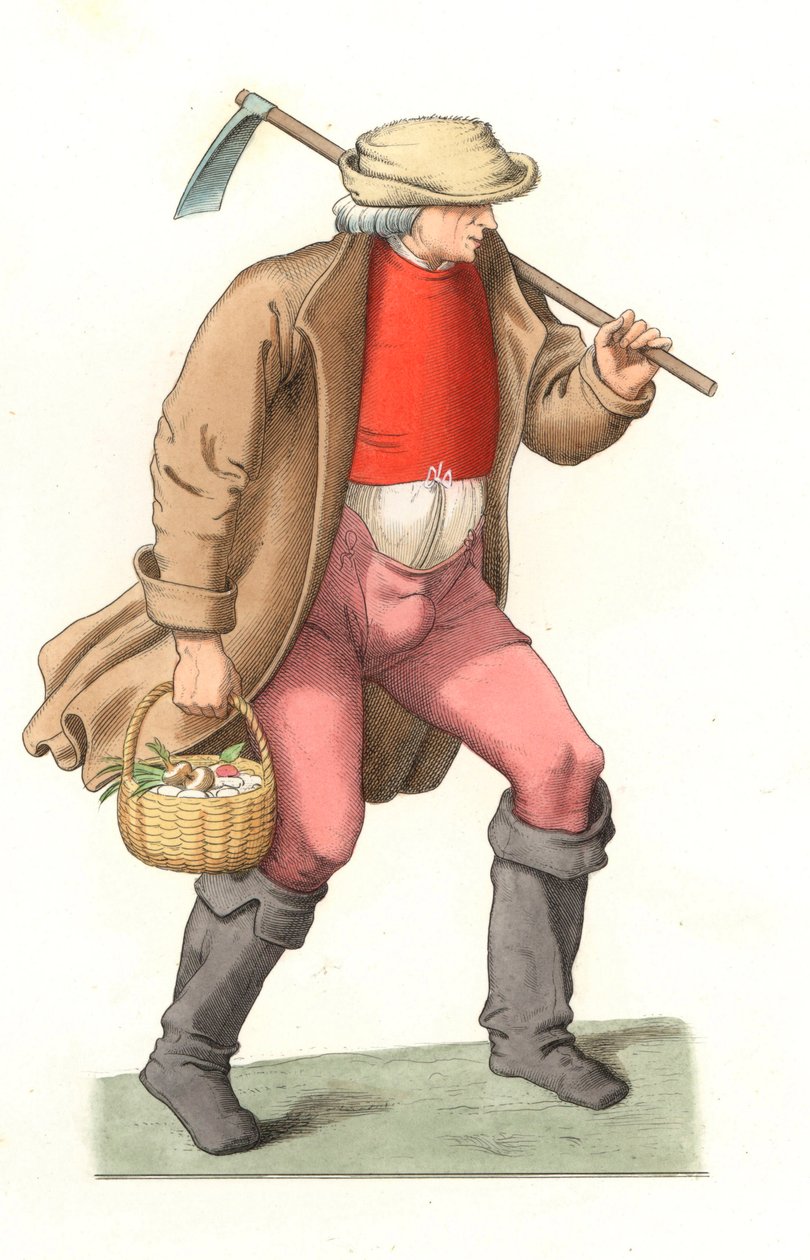fransk plovmand af Edmond Lechevallier Chevignard