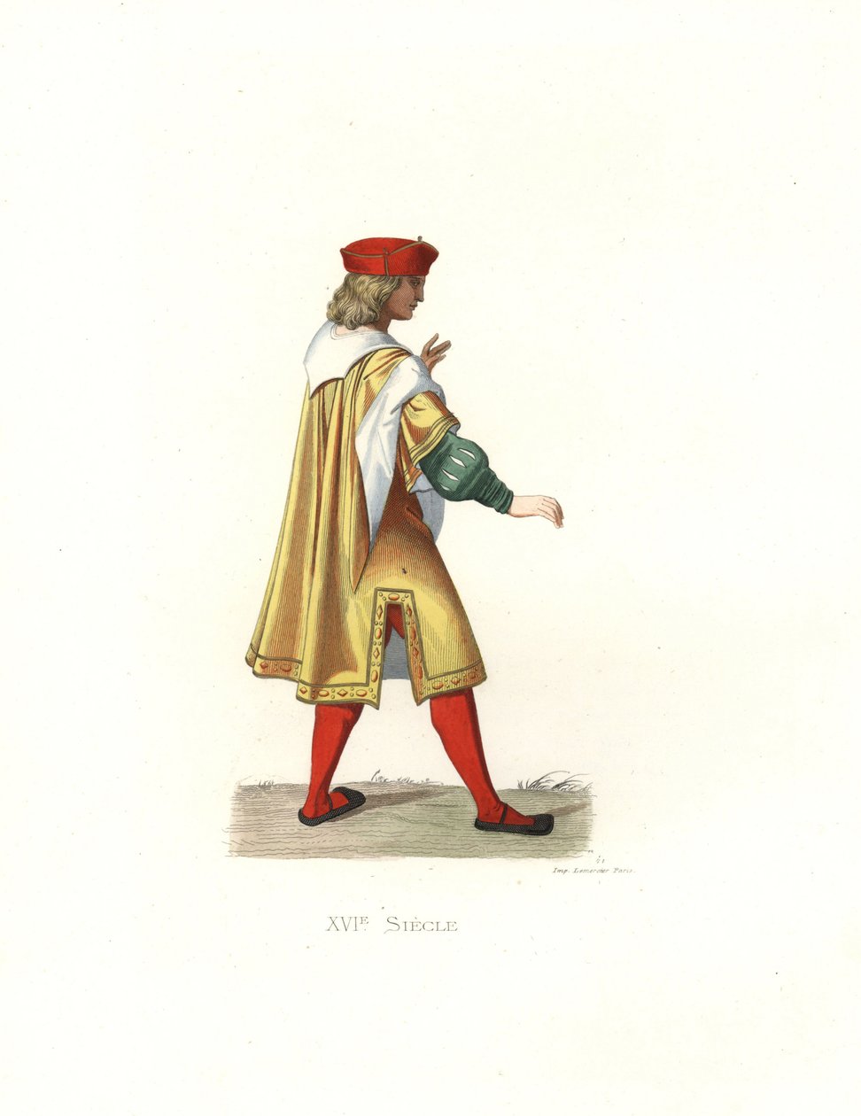 fransk købmand af Edmond Lechevallier Chevignard