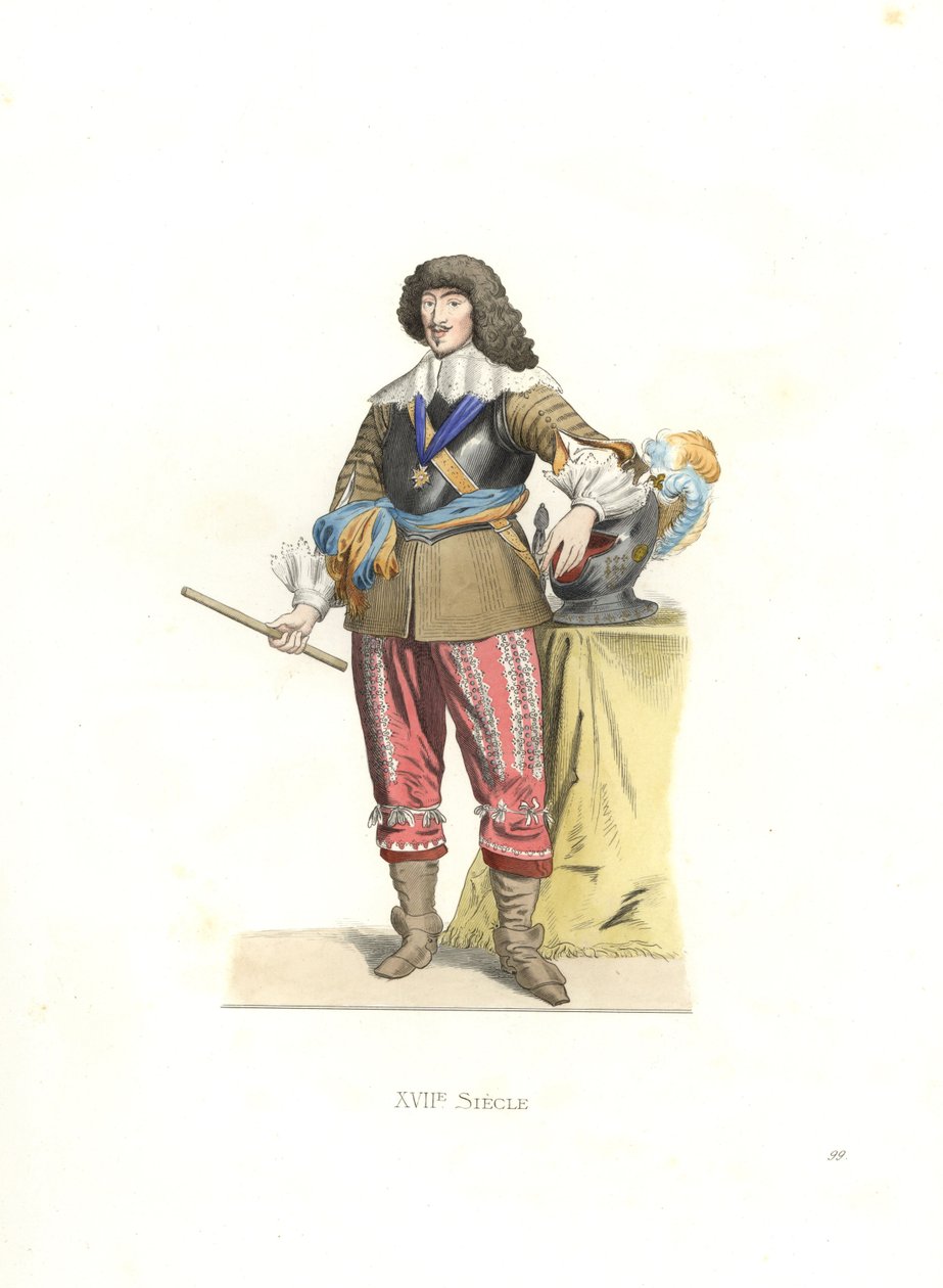 Gaston Jean Baptiste de France, hertug af Orleans, Frankrig af Edmond Lechevallier Chevignard