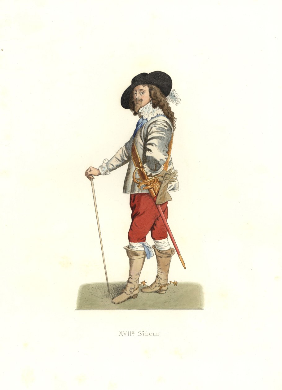 Kong Charles I af England af Edmond Lechevallier Chevignard