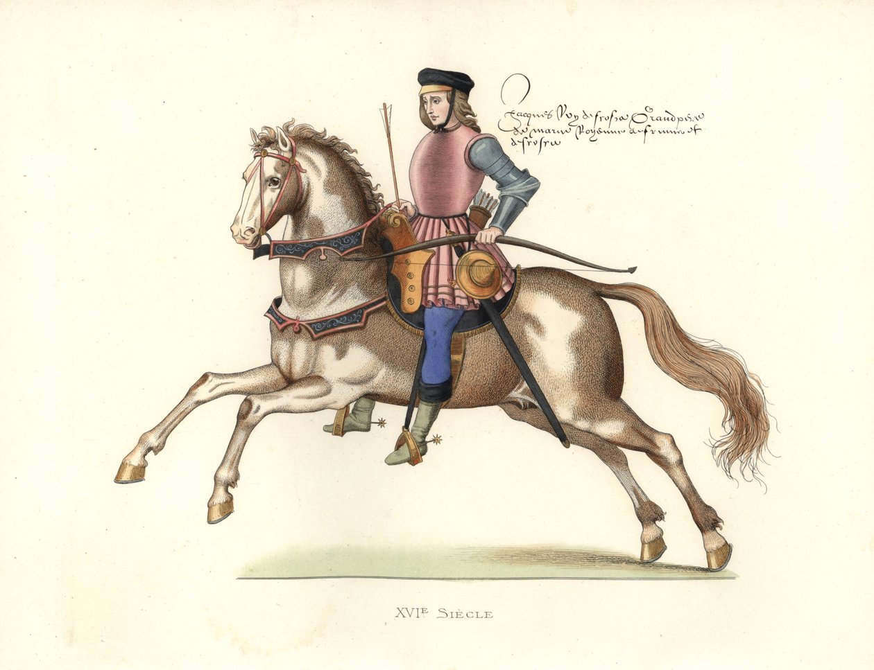 Kong James IV af Skotland (1473-1513) af Edmond Lechevallier Chevignard