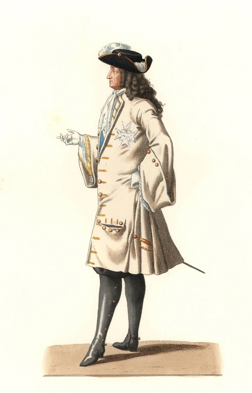 Ludvig XIV af Frankrig (1638-1715) af Edmond Lechevallier Chevignard