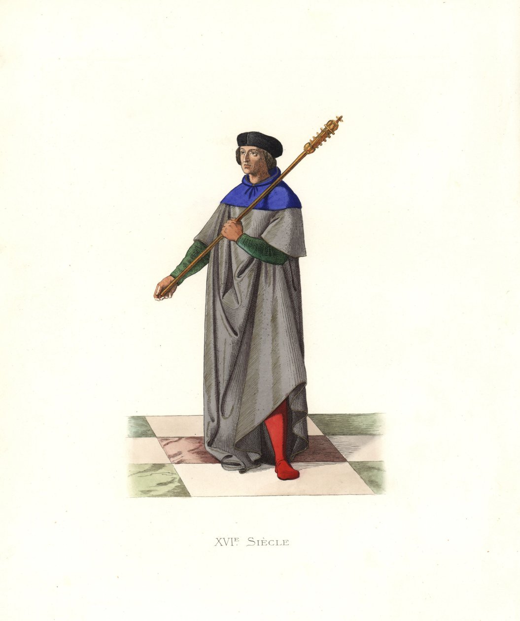 Mace-bærer under kong Ludvig XII af Edmond Lechevallier Chevignard