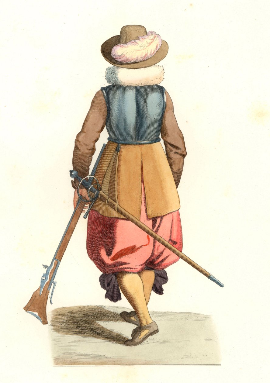 Musketer af Fransk Flandern af Edmond Lechevallier Chevignard