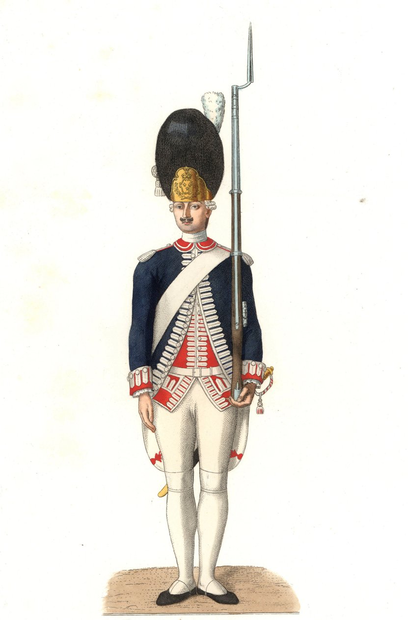 Soldat fra den franske garde af Edmond Lechevallier Chevignard