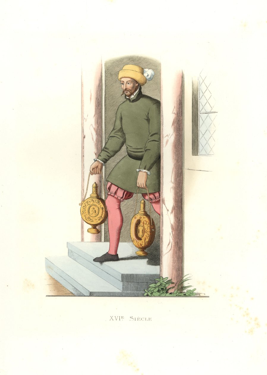 Valet, England af Edmond Lechevallier Chevignard