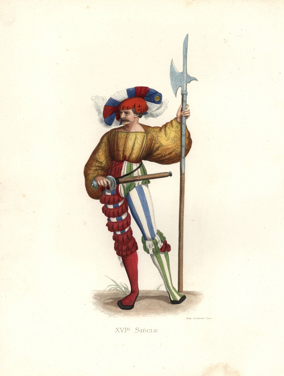 Halberdier af Edmond Lechevallier Chevignard