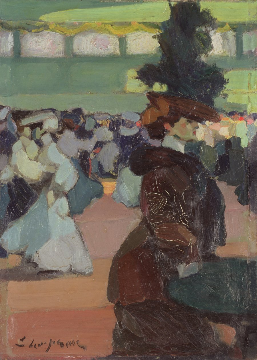 Bar Tabarin, ca. 1905 (olie på lærred) af Edmond Lempereur